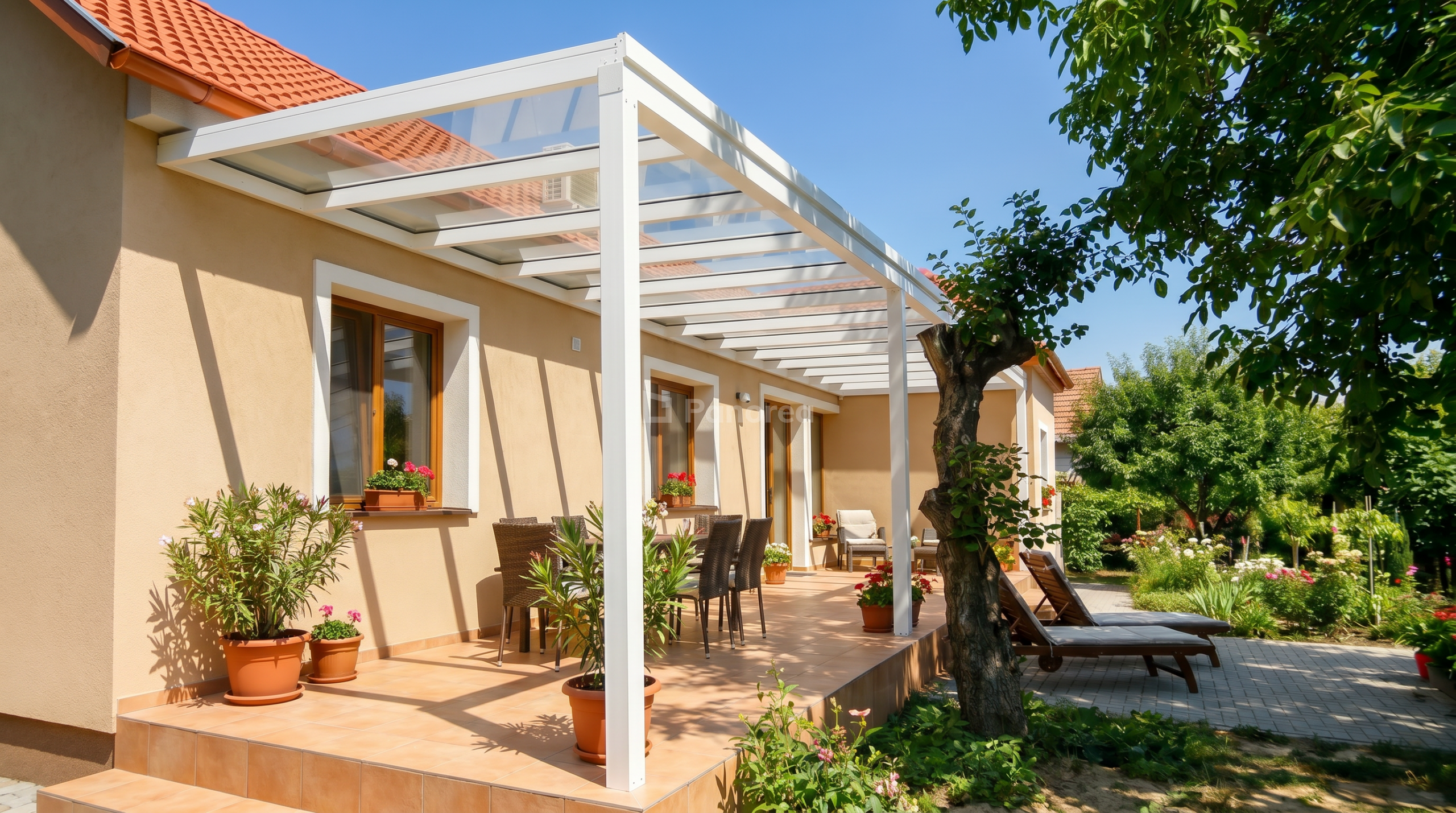 PANOGLASS | Pergola aluminiowa | Szkło