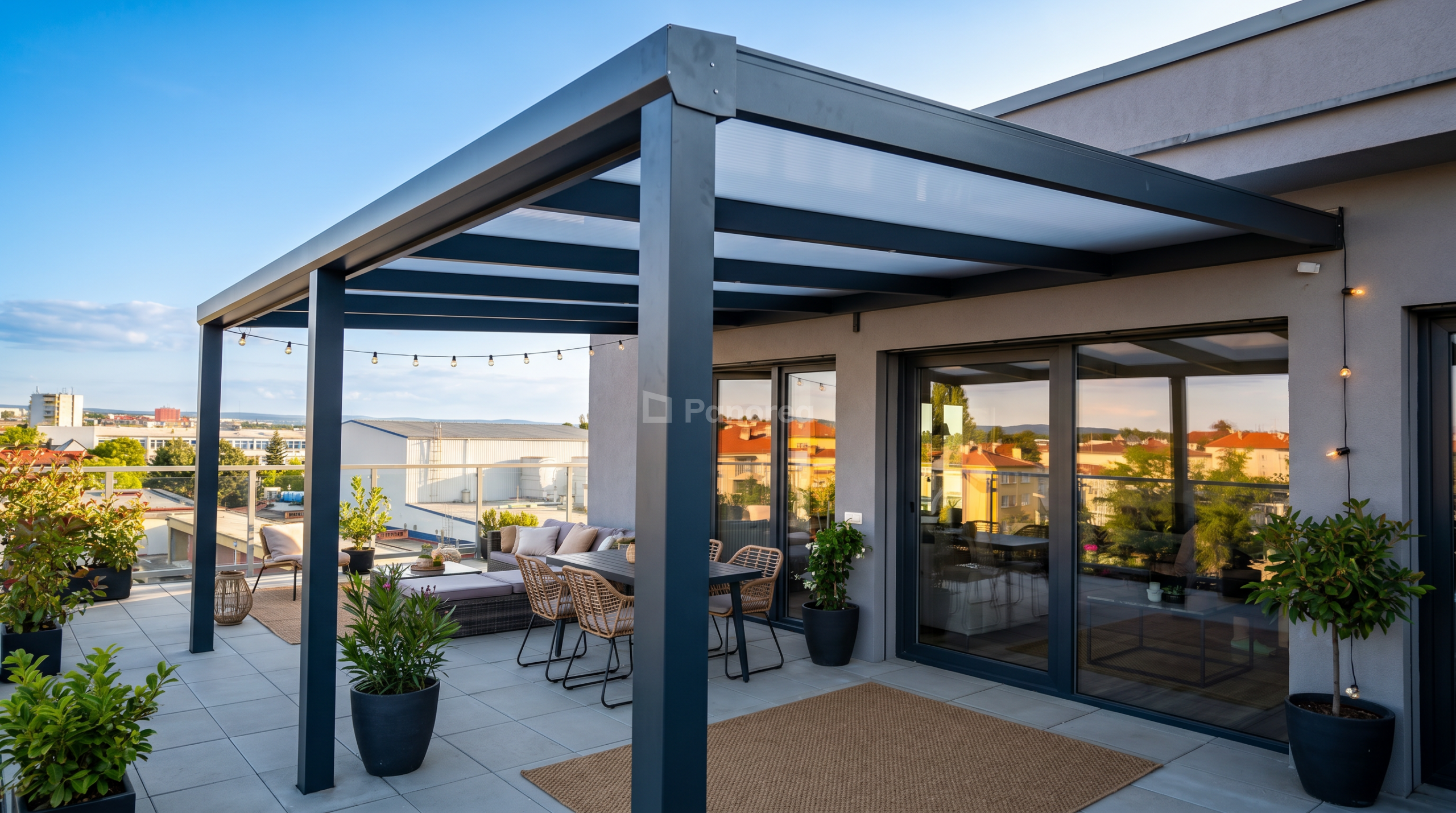PANOLEX | Pergola aluminiowa | Poliwęglan - obrazek 8